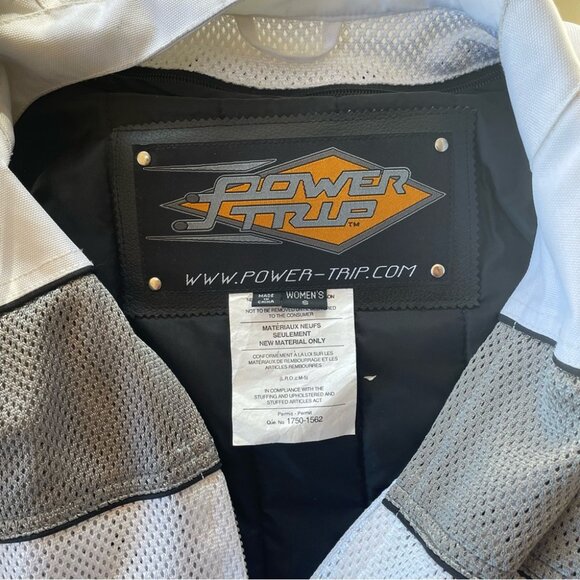 Power Trip Women’s Motorcycle Jacket Size Small - Picture 4 of 11